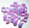 25 8mm Alexandrite AB Flat Shell Beads